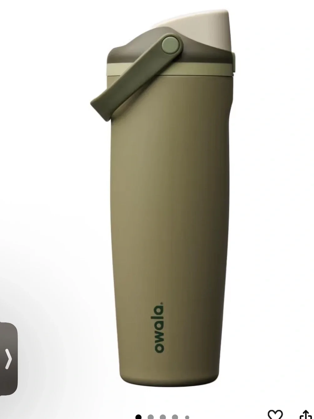 Owala Olive Green 30 oz  Travel Bottle
